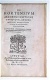 MIZAULD, ANTOINE. De hortensium arborum insitione opusculum . . . eiusdem Dendranatome.  1560